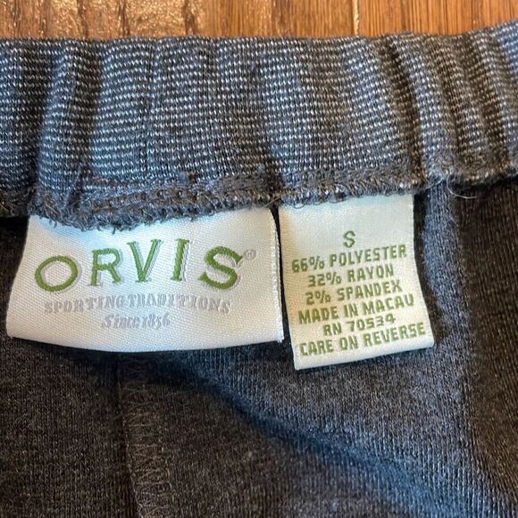 Orvis grey pull on elastic waist pencil skirt small - Picture 5 of 6